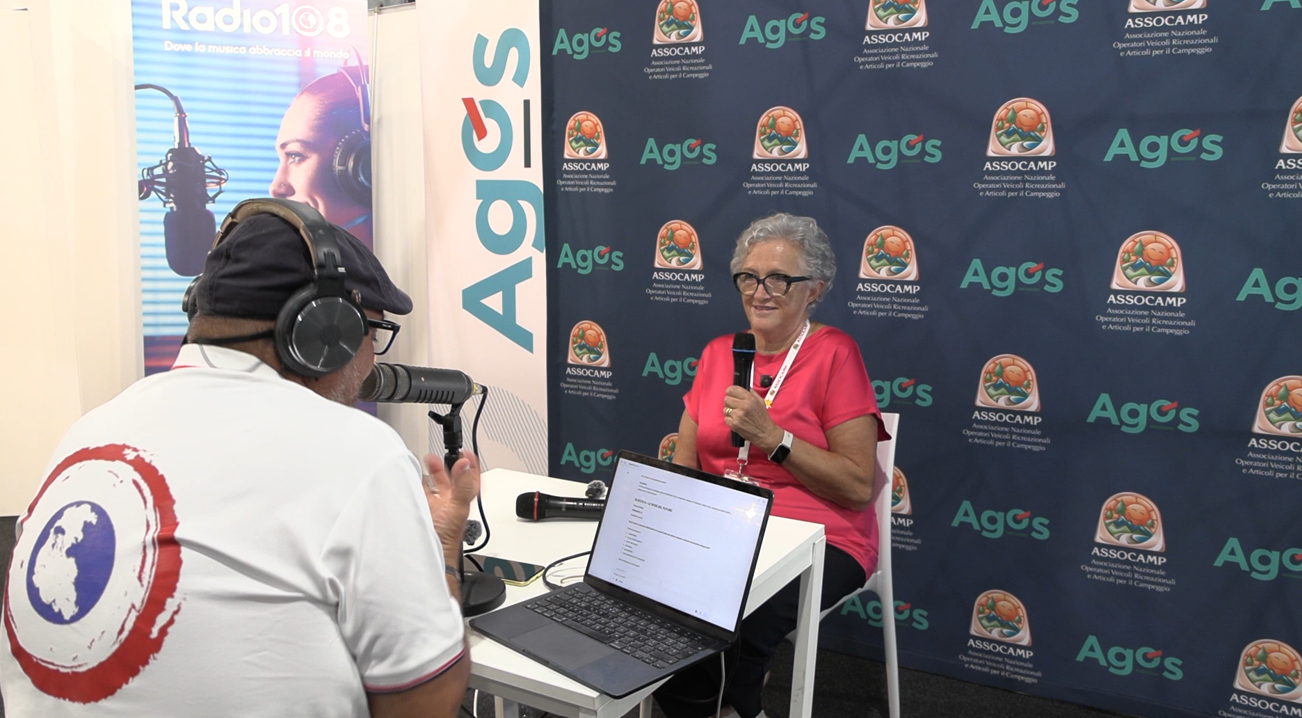 Radio 108 intervista Ester Bordino al Salone del Camper di Parma 2026